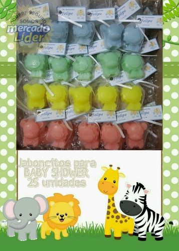 Recuerdos Jabones Para Baby Shower 25 Und Cumpleaños Fiesta