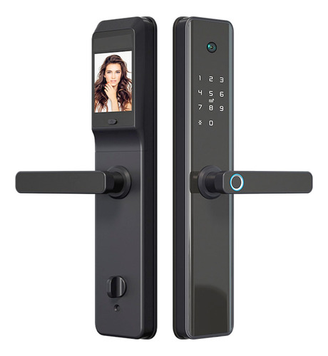 Imagen 1 de 10 de Cerradura Inteligente Biométrica Smart Bluetooth Huella