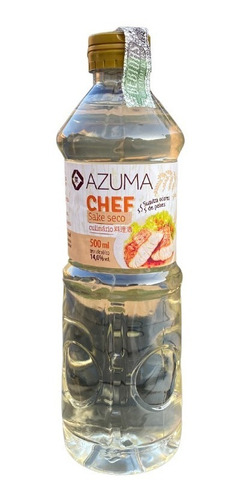 Imagem 1 de 2 de Sake Saque Seco Culinário Azuma Chef 500ml 