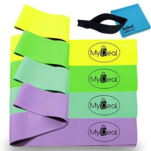 Mydeal Sportgym Fitness Stretch Band 6pc Portable Exercise S