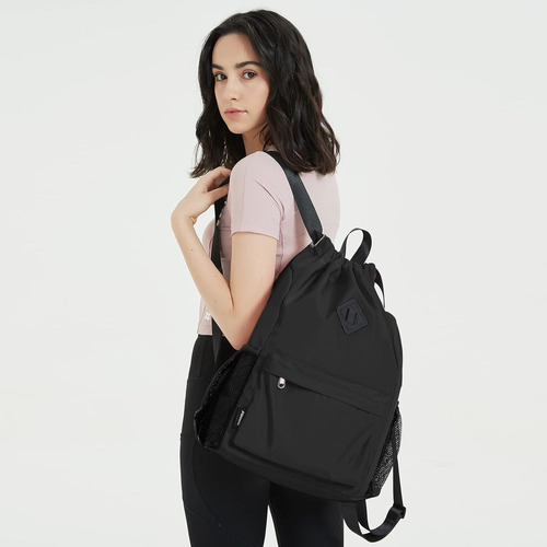 Mochila Con Cordón Wandf, Bolsa Deportiva De Gimnasio Con Za