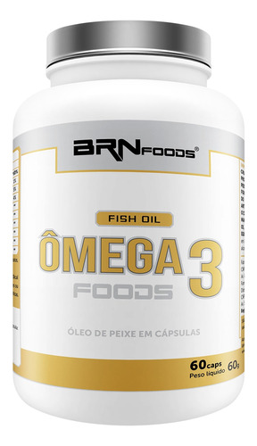 Ômega 3  60 Capsulas - Brn Foods