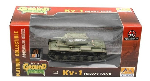 Tanque Kv-1 Heavy Tank Easy Model 36276 1:72