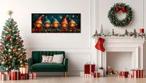 Comprar Cuadro Duendes Navideños Canvas 100x35cm Navidad Decoración