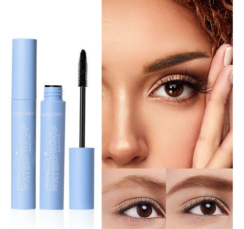 Máscara Impermeable, Polvo Fijador, Delineador De Ojos Con S