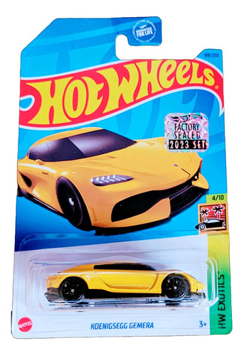 Hot Wheels Koeningsegg Gemera Hw Exotics 4/10 #188/250