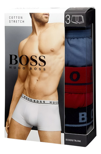 Calzoncillos De Punto De Algodón Paquete De 3 Hugo Boss