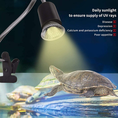 9pcs Lámpara Uvb Uvb Calefacción Reptiles Tortugas Para Terr