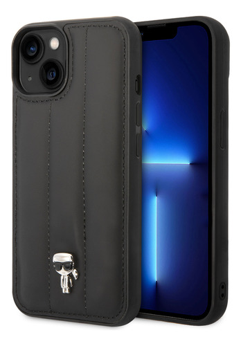 Protector Karl Lagerfeld Para iPhone 14 Puffy Ikonik 