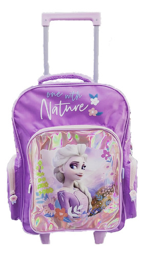 Mochila Carro Escolar Frozen 17 Pulgadas Wabro