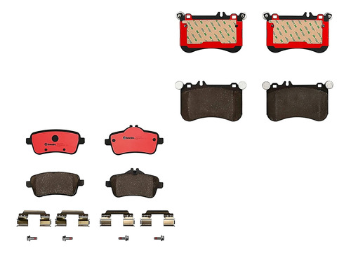 Balatas (cerámica) Delanteras + Traseras Slc43 Amg 17/18