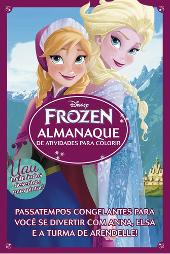 Frozen Almanaque de Atividades para Colorir, de On Line a. Editora IBC - Instituto Brasileiro de Cultura Ltda, capa mole em português, 2022