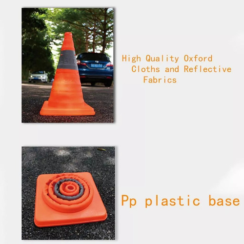Conos Desplegables Multiusos Con Collares Reflectantes De 45