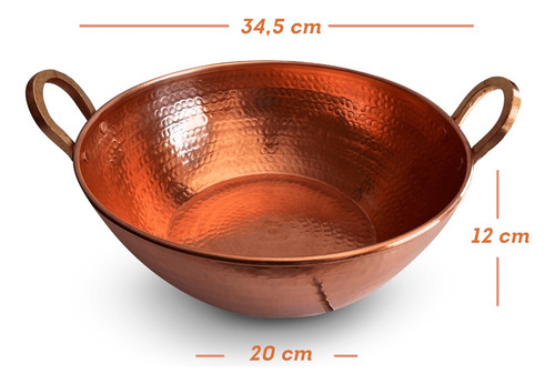 Tacho De Cobre 8 Litro Peça Nobre Além De Útil E Decorativo!