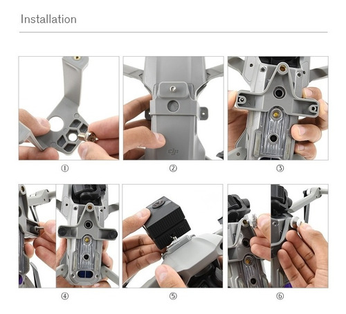 Soporte Adaptador Para Insta 360, Gopro etc Dji Mavic Air 2