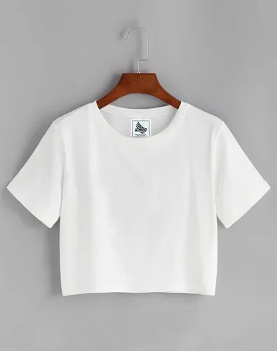 Remera corta online mujer