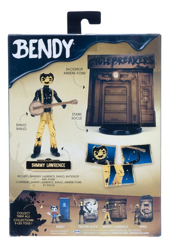Bendy - Figura De Sammy Lawrence - Articulado - 13 Cm Alto