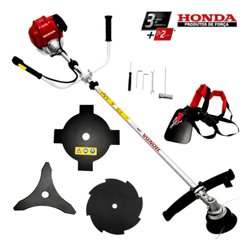 Roçadeira Honda Umk 450 T Profissional Com Kit Corte