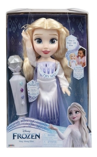 Elsa Frozen Muñeca Con Luces Y Sonido Original Disney