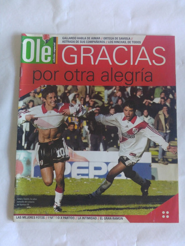 Revista Ole River Campeon Apertura 1999