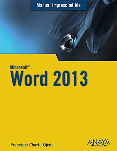 Libro Word 2013 Microsoft Manual Imprescindible De Francisco