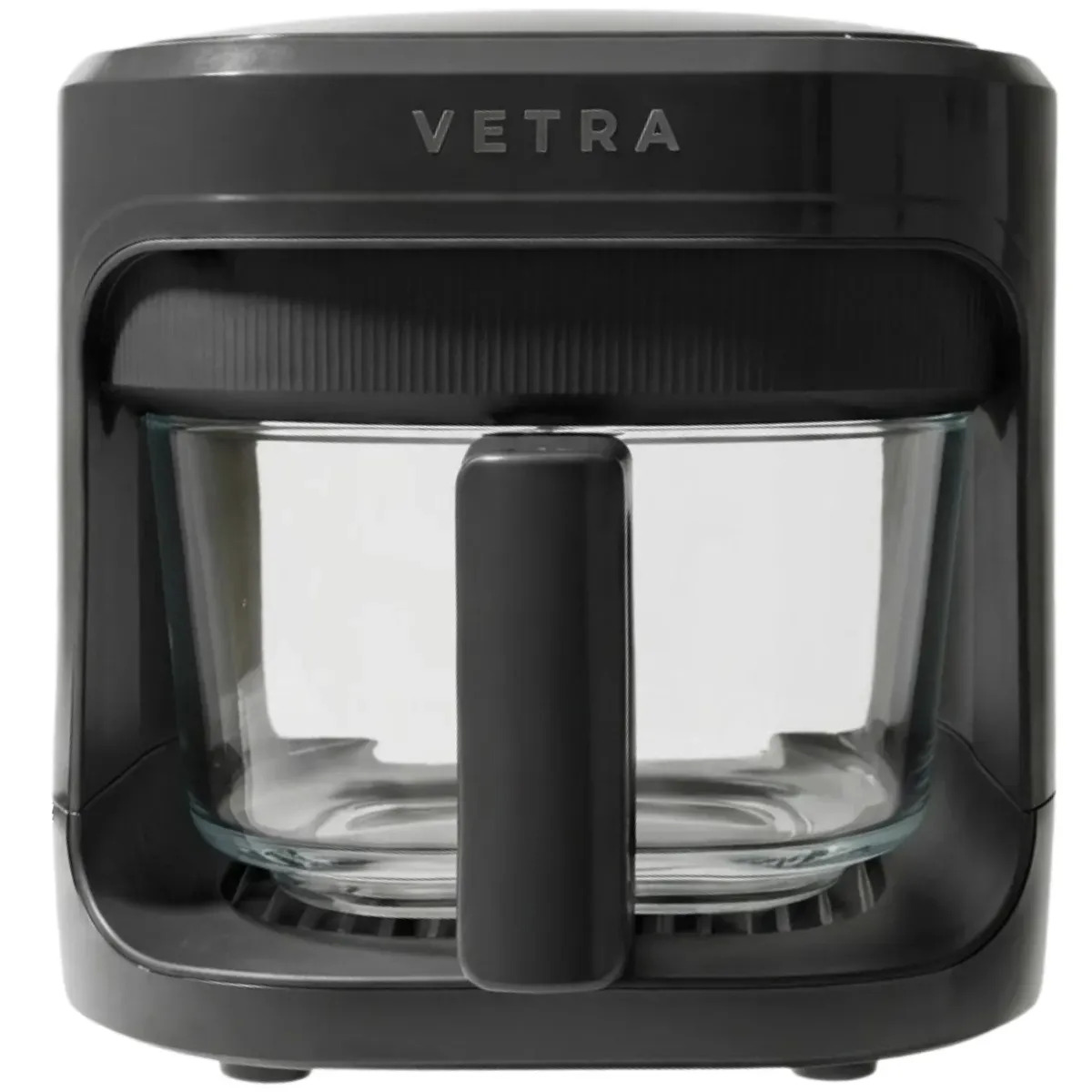 Freidora De Aire Vetra - 5l 1200w Air Fryer Digital - Cesta de Vidrio - Gris Oscuro