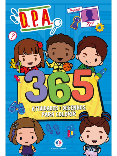 Livro 365 Atividades Detetives Do Prédio Azul - 365 Atividades E D