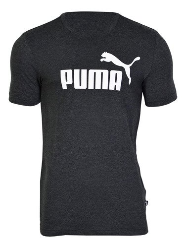 Remera Puma Essentials Heather Adp Hombre Black