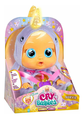 Bebés Llorones Narvie Unicornio Iluminado Cry Babies