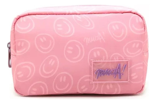 Mochila Escolar Muaa Urbana Bolsillo Ajustable Reforzada Color Rosa/lila