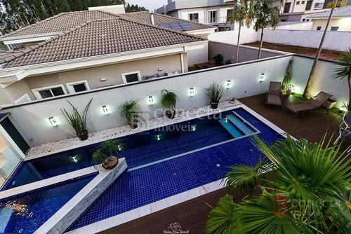 Casa Com 3 Dormitórios À Venda, 341 M² Por R$ 2.500.000,00 - Condomínio Athenas - Paulínia/sp - Ca1095