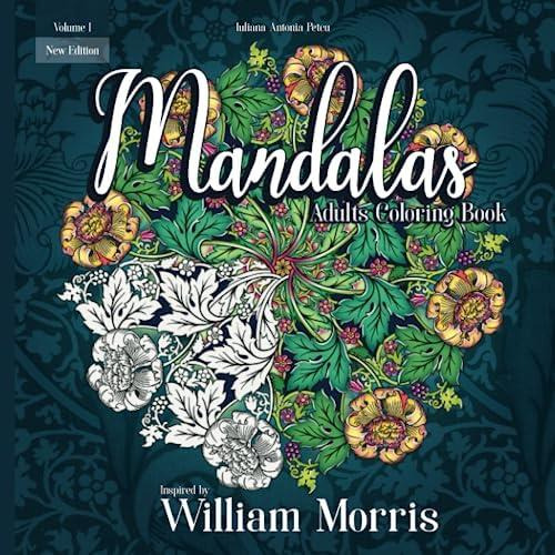 Libro: Mandalas Inspired By William Morris: Coloring Book Fo