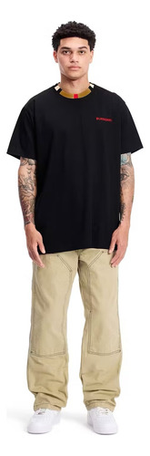 Camisa Playera De Cuello Redondo Burberry