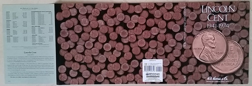 Imagen 5 de 6 de Album Coleccionador Harris Monedas De 1 Centavo Lincoln