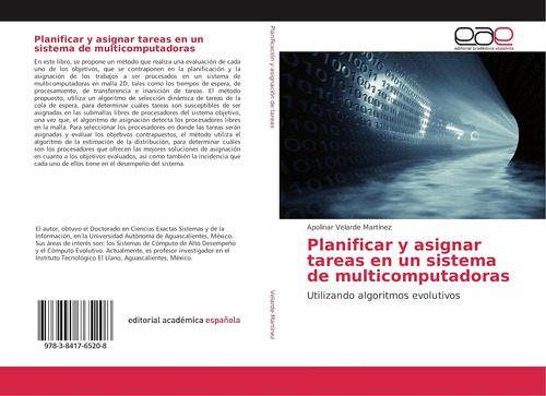 Libro: Planificar Y Asignar Tareas En Un Sistema De (spanish