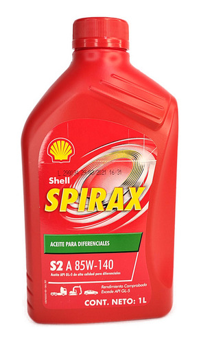 Shell Mineral Diferencial / Transfer / Caja Manual Spira ...