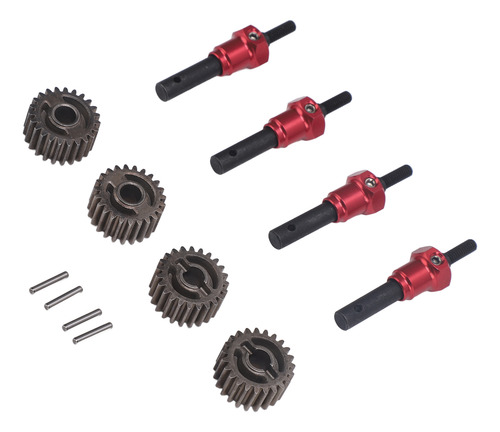 Eje De Transmisión Para Coche Rc, 4 Piezas, Portal Stub Axle