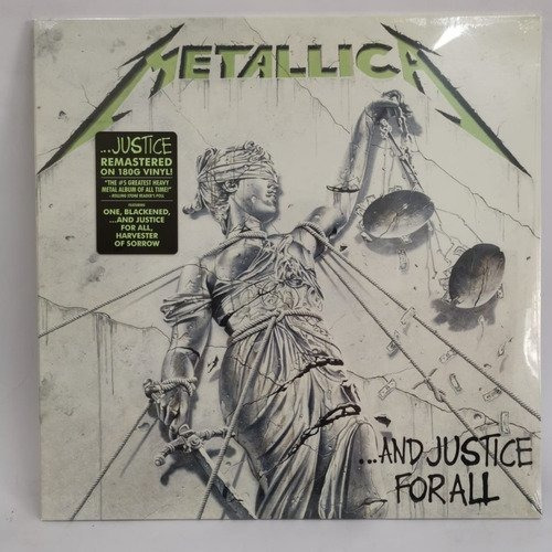 Metallica ... And Justice For All Vinilo Nuevo Musicovinyl