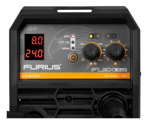 Soldadora Multiproceso Microalambre 160a 110/220v Gas/no Gas