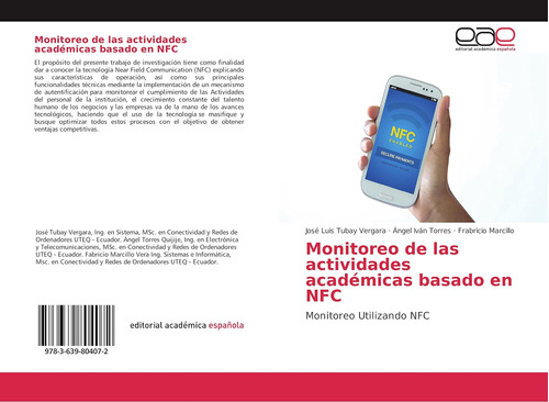 Libro: Monitoreo De Las Actividades Académicas Basado En Nfc