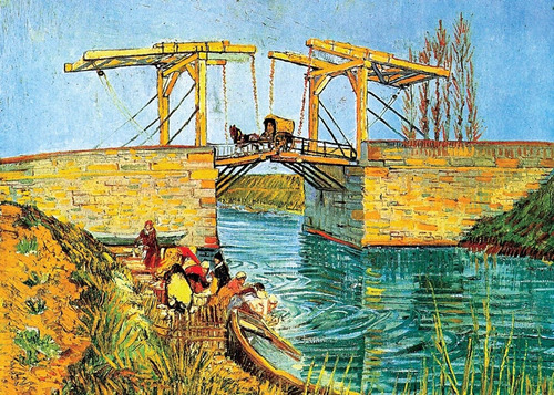 Van Gogh Puente Langlois Mini Rompecabezas 1000 Piezas Tomax