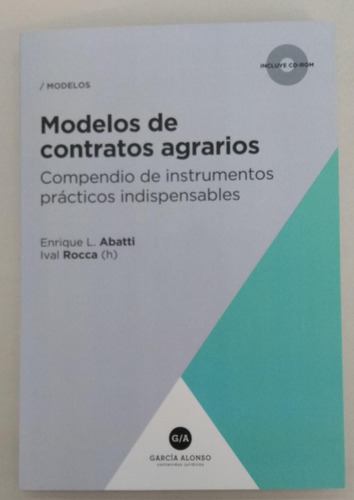 Modelos De Contratos Agrarios / Abatti - Rocca | MercadoLibre
