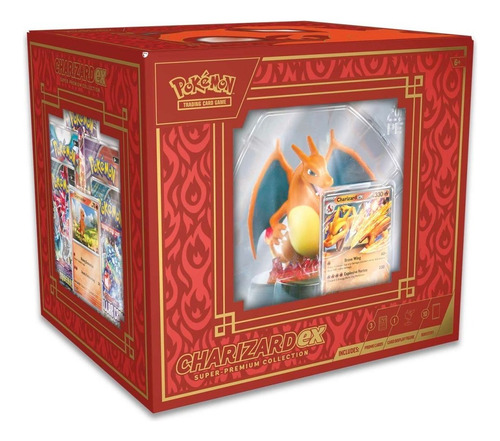 Pokemon Tcg - Charizard Ex Super Premium Box - Ingles Charizard Ex Inglés