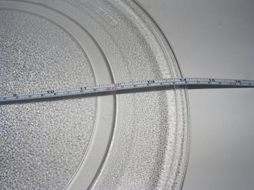 Imagen 4 de 4 de Plato Para Microondas De 36 Cm Diámetro/ Base Plana