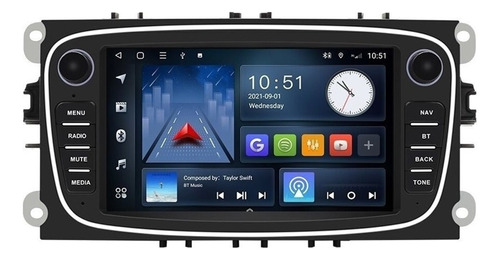 Estéreo Ford Focus S-max Mondeo C-max Galaxy 2+32g Android