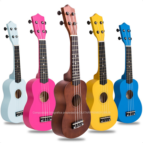 Ukelele Soprano Bamboo Panda Superior Colores Pua Garantia