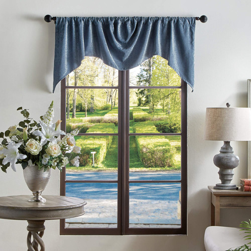 Martha Stewart Napl Cenefa Cortina Felpilla Para Ventana