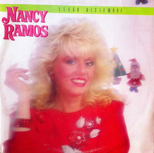 Nancy Ramos. Llego Diciembre. Lp. Vinilo Como Nuevo