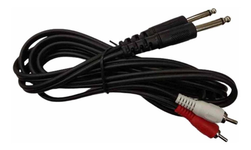Cable Insert 2 Plug 6.5 Mono A 2 Rca
