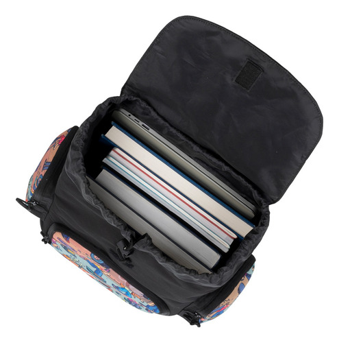 Mochila Urbana Rivacase M-5425 15 Litros Negro Skaters